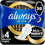 Always Ultra Secure Night betét 4-es méret (36 db)