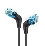 TECHLY ICOC UF6A-TPE36-050B hálózati kábel Fekete 5 M Cat6a U/FTP (STP) (TLY_621604) (TLY_621604)