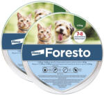 Bayer Set 2 zgarzi antiparazitare Foresto S (38 cm), pentru caini cu greutate sub 8 kg