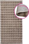 TEMPO KONDELA Covor, maro-gri Taupe/model bubble, 140x200, MAKON Covor