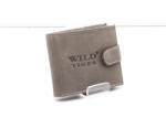 WILD barna patentos férfi bőr pénztárca am-28-035
