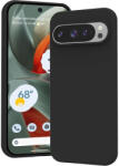 Google Pixel 10 5G / Pixel 10 Pro 5G szilikon tok, telefon tok, hátlaptok, matt, fekete, Matt case