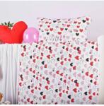  EMI szivecske gyermek pamut ágyneműhuzat