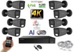 Monitorrs Security - AI Hybrid Light IP kamerarendszer 8 kamerával 8 Mpix GT - 6483k8