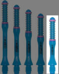 Cuesoul Darts Darts rugós szár Cuesoul TERO AK7 Slim, kék, B, 32mm