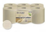 Lucart EcoNatural 19J, toalettpapír, 19cm-es, 2r, havana, 160m/tek. , 12tek. /zsugor