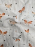 Vaganza Muszlin babatakaró 100x130 - Lepkék (5999120539154)