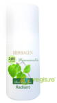 Herbagen Deodorant Roll-On cu Extract de Hamamelis Radiant 50ml