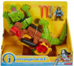 Mattel Fisher-Price: Imaginext krokodil és Hook kapitány játékszett - 3 éves kortól, Lányoknak és fiúknak