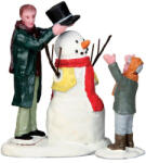  Lemax sharp-dressed snowman s/2 Caddington Village 2015