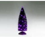 Lemax black bristle tree with purple lights Spooky Town 2025