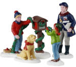 Lemax mailbox decorating Caddington Village 2025 - dekorfalvak