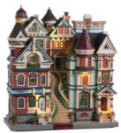 Lemax houses on a hill General 2020 - dekorfalvak