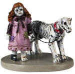  Lemax creepy doll & dog Spooky Town 2025