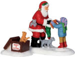 Lemax santa and kittens s/2 General 2012 - dekorfalvak