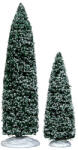 Lemax snowy juniper tree, large & medium s/2 General 2013 - dekorfalvak