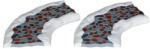 Lemax stone road - curved s/2 General 2013 - dekorfalvak