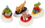 Lemax dog snow saucer fun s/4 Vail Village 2022 - dekorfalvak