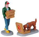 Lemax top pizza delivery s/2 Harvest Crossing 2022