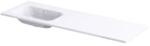 Oristo Uni 141x40 cm left white (UME-AR-140-92-L-BO)