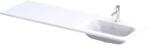 Oristo Are 141x46 cm right white (UME-AR-140-92-P)