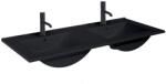 Oltens Vernal Double 120x46 cm black (41209300)