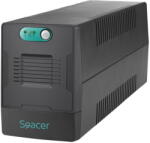spacer UPS Spacer Line Interactive, 800VA/480W, AVR, 2 prize Schuko, indicatie status cu LED, baterie 12V/9Ah (SPUP-800L-LIT01)