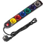 Maclean 6 Plug 1,5 m Switch (MCE509 B)