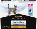PRO PLAN Feline HC HydraCare kiegészítő nedves macskaeledel csirkével 10 x 75 g