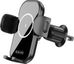 Jellico W6 autós telefontartó vezeték nélküli töltéssel 15W szellőzőnyílásra fekete