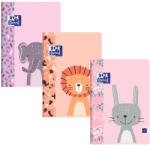 OXFORD Set 3 caiete Tip 1 Oxford, 24 file, 90 g/mp, Motiv kids, Fete (400192209/FETE-3BUC)