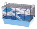  INTER-ZOO Pet Products Colivie pentru rozătoare GINO COLOR cu tunel 42 x 29 x 26 cm ALBSTRU