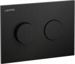 Laufen INEO GROOVE nyomólap, matt fekete H9001177160001 (H9001177160001) - szaniterplaza