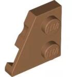 LEGO® 24299c150 - LEGO közepes nugát lap 2 x 2 méretű, lecsapott, balos (24299c150)