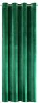 Eurofirany SAMANTA dekoratív függöny, fém gyűrűkkel, 140x250 zöld (398405)