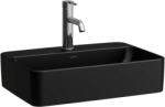 Laufen Savoy mosdótál 55x38 cm négyszögletes mosdótálak fekete matt H8169457161041 (H8169457161041)
