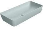 SAPHO Gsi Nubes pultra helyezhető kerámia mosdótál 80x40cm, matt jégkék 904015 (904015)