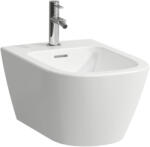 Laufen Meda porcelán fali bidé csaplyukkal, matt fehér H8301107573021 (H8301107573021)