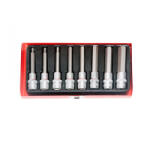 KROFTOOLS 8 részes 1/2" hosszú imbusz bitfej készlet, 4-17mm (6100) (K-6100)
