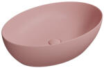 SAPHO Gsi Pura pultra helyezhető kerámia mosdó 60x42 cm, matt rózsaszín 884224 (884224)