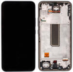 MPD Samsung A346 Galaxy A34 5G fekete OLED LCD kijelző érintővel és kerettel