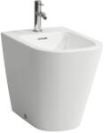 Laufen Meda falhoz illeszthető álló porcelán bidé csaplyukkal, LCC bevonattal, fehér H8321114003021 (H8321114003021)