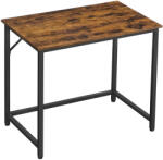 VASAGLE Ipari Stílusú Íróasztal Rusztikus Barna-Fekete Kompakt Méretben (EUZ-LWD038B01V1) - prodis