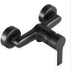 INVENA BRALOS fali zuhanycsaptelep zuhanyszett nélkül, matt fekete BN-07-004-A (BN-07-004-A)