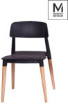 Modesto Design ECCO Polipropilén Szék Fekete Bükkfa Lábakkal (KHM-C1015-BLACK)