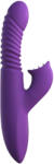 Fantasy For Her - vibrator împingător 3 în 1 cu funcție de încălzire (mov) (05417960000) Vibrator