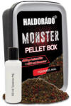 Haldorádó Monster pellet box pellet mix + aroma, fűszeres máj, színes, ezüst, 400 g (HD30055)