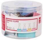 Bluering Binder csipesz DELI 51 mm színes 12 darabos (DEL08551) - tonerpiac