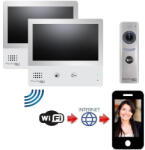 Futura Digital Színes 2 beltéris, WIFI-s videó kaputelefon szett 7 col FUTURA. KESKENY kültéri. VDK-47121/616C (VDK-47121/616C)