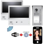 Futura Digital Színes 2 beltéris, WIFI-s videó kaputelefon szett 7 col FUTURA VDK-47121/607C/S1 (VDK-47121/607C/S1)